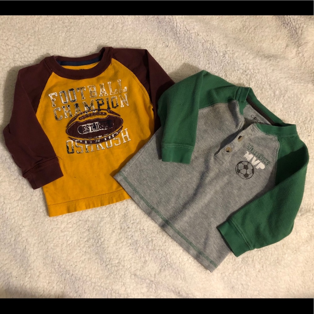 Two Long Sleeve 2T shirts